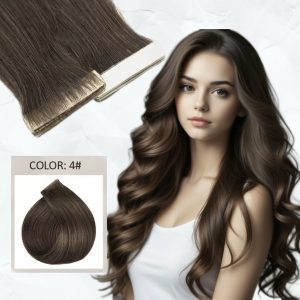 Estensioni Invisible Tape #4 Castano Medio