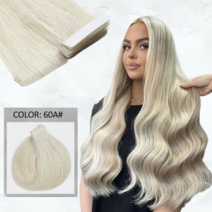 Estensioni Invisible Tape #60A Biondo Platino