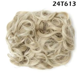 Chignon di volume Biondo con Meches Soft