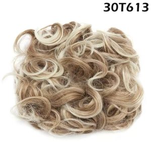 Chignon di volume Biondo con Meches Dorato